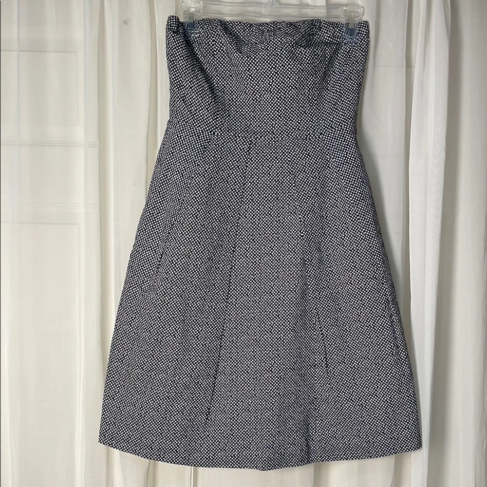 J. Crew Gray Strapless Pleated Dress for Weddings - Picture 4 of 12